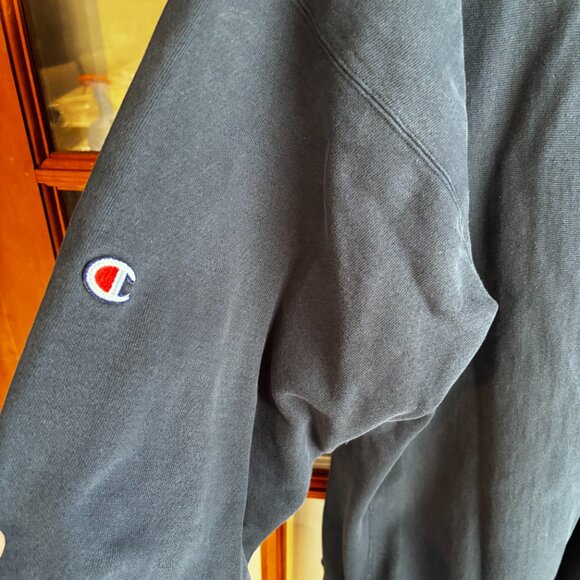 Champion Men's Vintage Golden State Warriors Navy hoodie SZ: XL - Picture 6 of 16